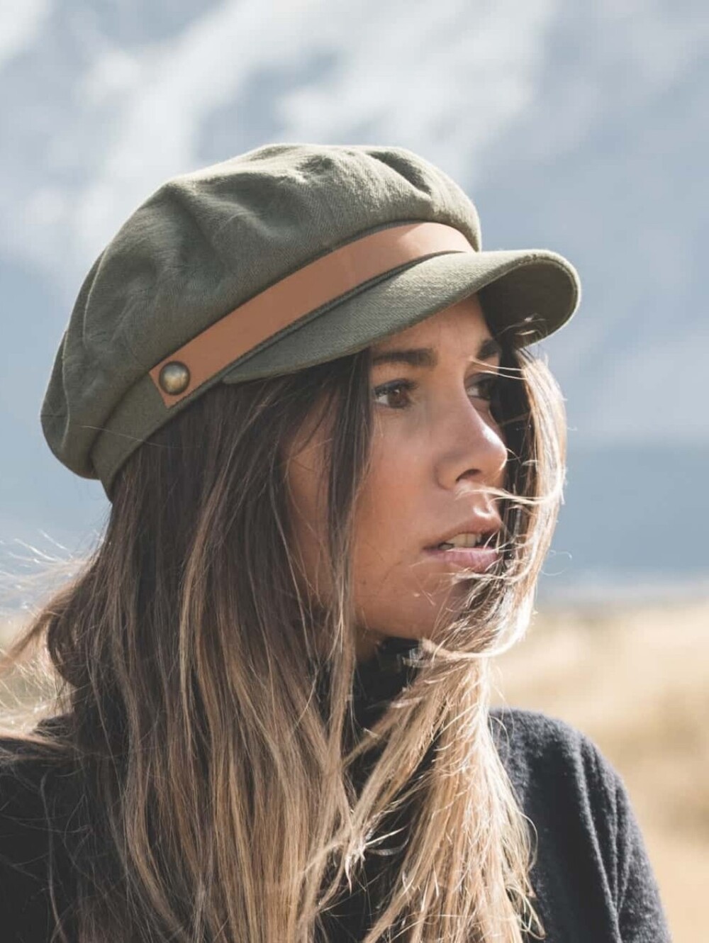 Brixton Fiddler Baker Cap Olive